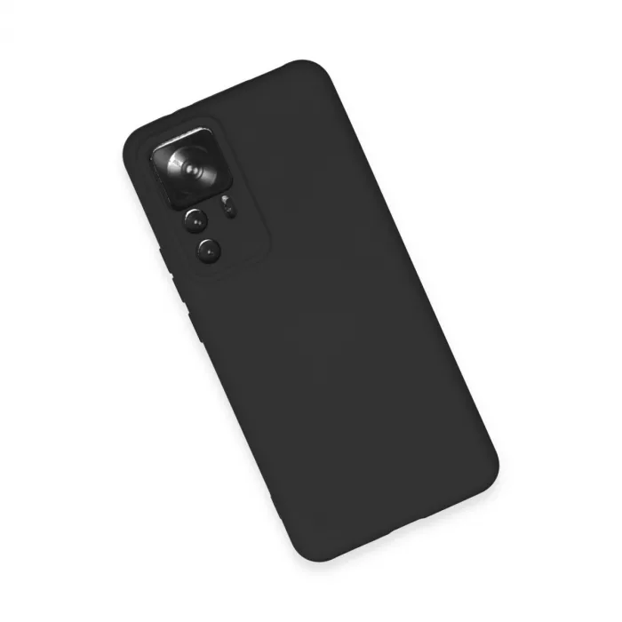 Xiaomi Mi 12t Pro Kılıf Nano İçi Kadife Silikon - Siyah