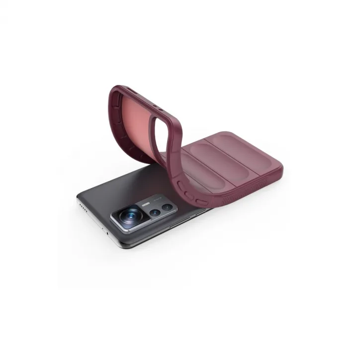 Xiaomi Mi 12t Pro Kılıf Optimum Silikon - Bordo