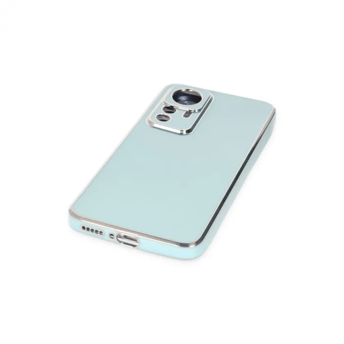 Xiaomi Mi 12t Pro Kılıf Volet Silikon - Açık Yeşil