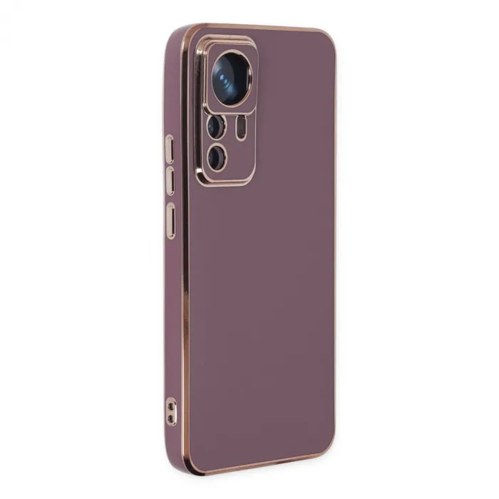 Xiaomi Mi 12t Pro Kılıf Volet Silikon - Mor
