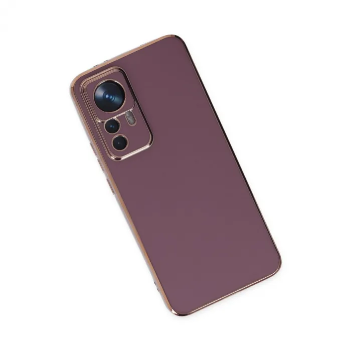 Xiaomi Mi 12t Pro Kılıf Volet Silikon - Mor