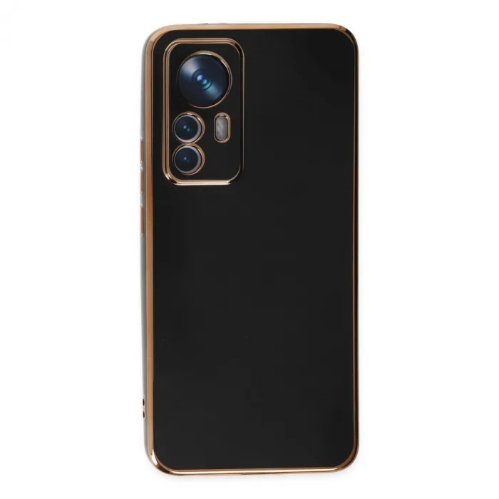 Xiaomi Mi 12t Pro Kılıf Volet Silikon - Siyah
