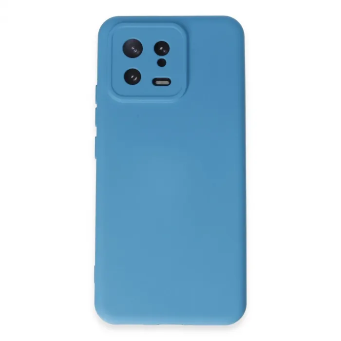 Xiaomi Mi 13 Kılıf Nano İçi Kadife Silikon - Mavi