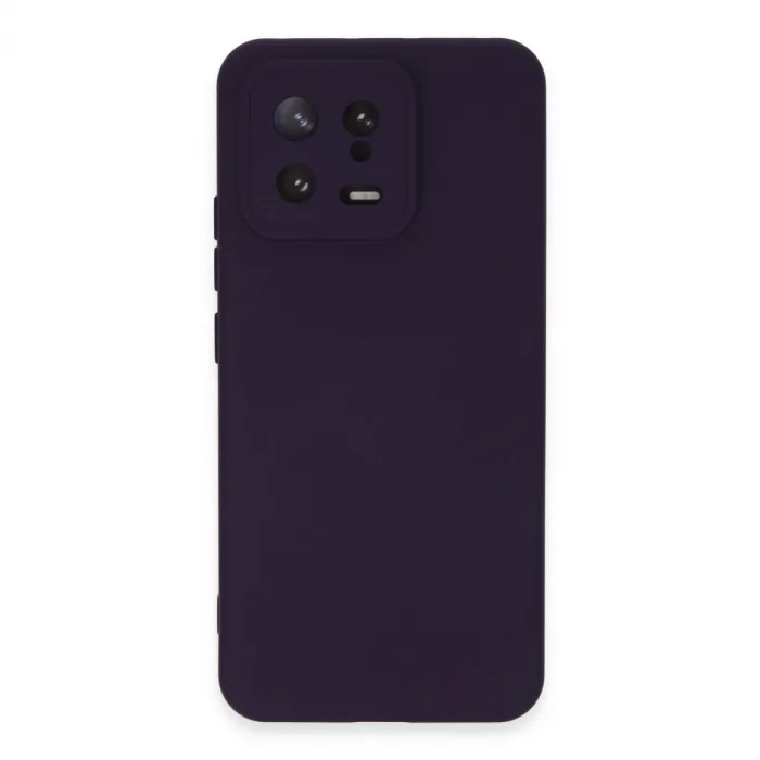 Xiaomi Mi 13 Kılıf Nano İçi Kadife Silikon - Mor