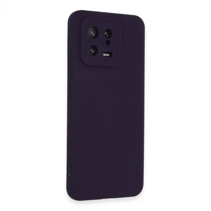 Xiaomi Mi 13 Kılıf Nano İçi Kadife Silikon - Mor