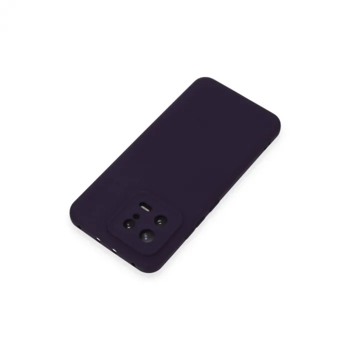 Xiaomi Mi 13 Kılıf Nano İçi Kadife Silikon - Mor