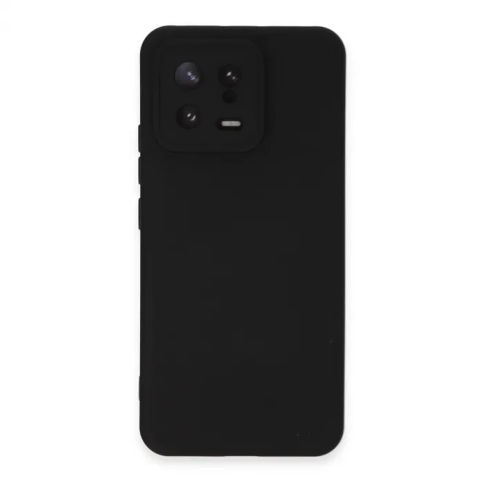 Xiaomi Mi 13 Kılıf Nano İçi Kadife Silikon - Siyah