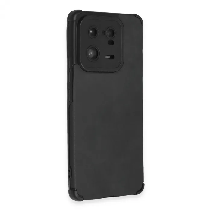 Xiaomi Mi 13 Pro Kılıf Loop Deri Silikon - Siyah