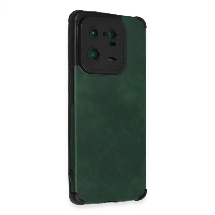 Xiaomi Mi 13 Pro Kılıf Loop Deri Silikon - Yeşil