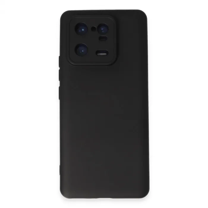 Xiaomi Mi 13 Pro Kılıf Nano İçi Kadife Silikon - Siyah