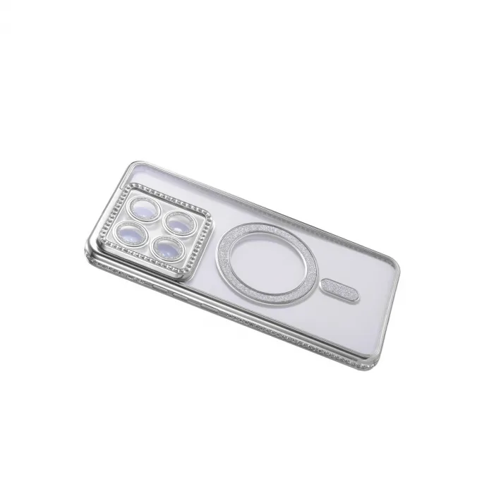 Xiaomi Mi 14t Pro Joke Simli Magneticsafe Kılıf - Gümüş