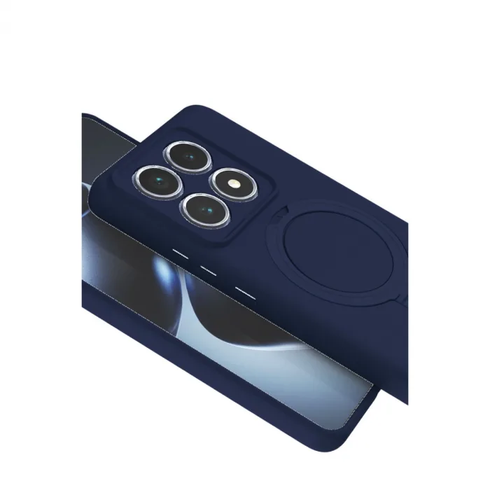 Xiaomi Mi 14t Pro Regal Magsafe Standlı Kapak - Lacivert