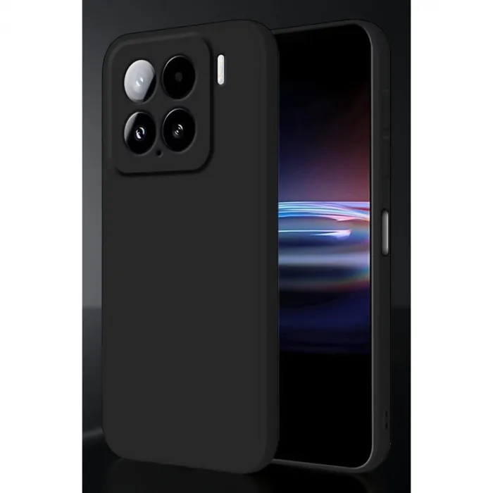 Xiaomi Mi 15 Pro Kılıf Nano İçi Kadife Silikon - Siyah