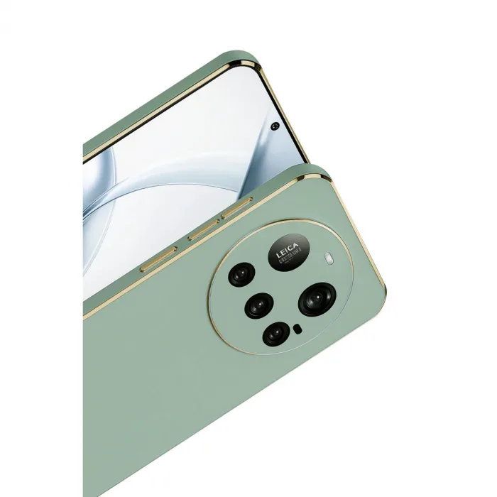 Xiaomi Mi 15 Ultra Kılıf Volet Silikon - Açık Yeşil