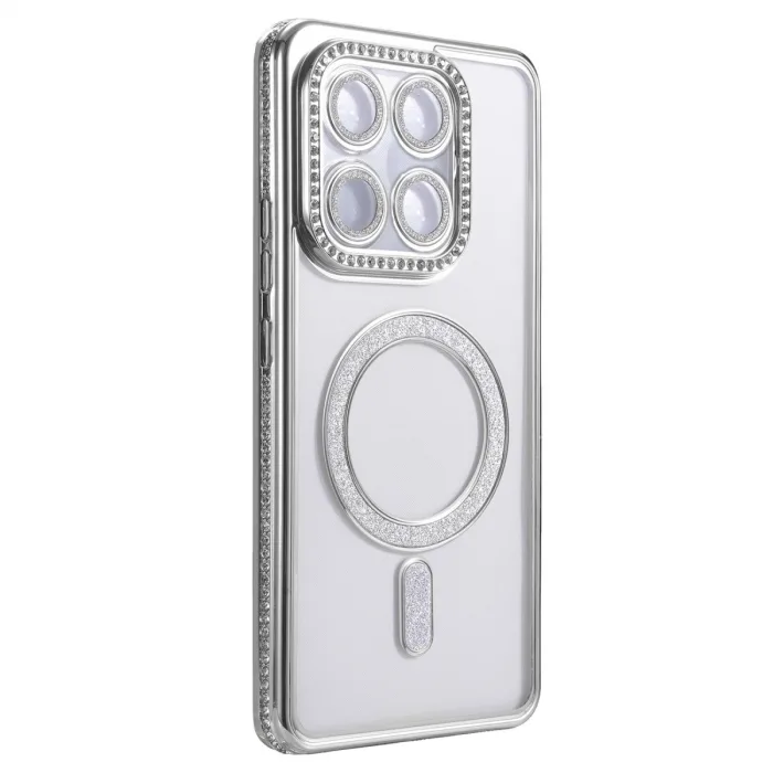 Xiaomi Mi 15t Pro Joke Simli Magneticsafe Kılıf - Gümüş