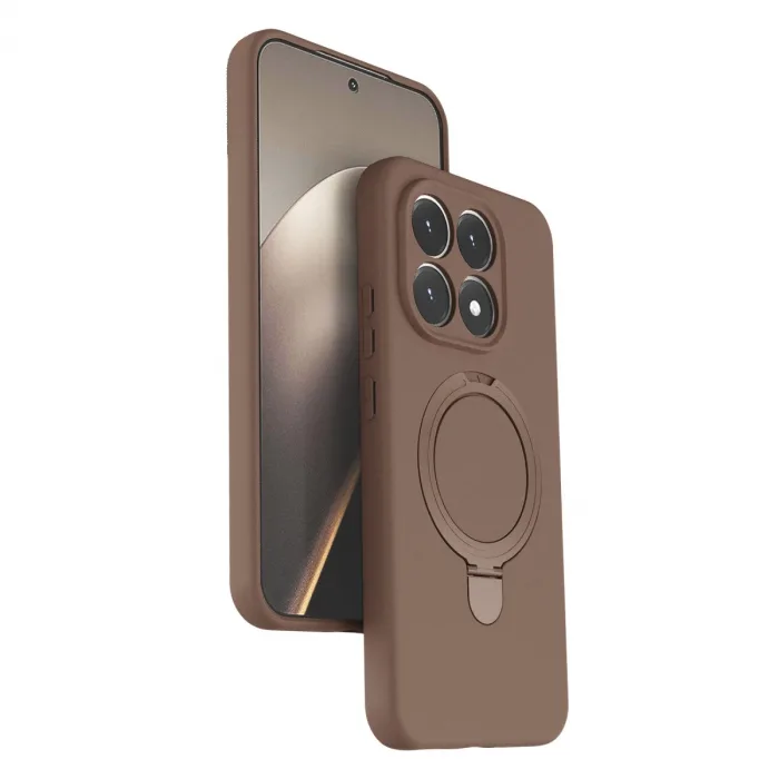 Xiaomi Mi 15t Regal Magsafe Standlı Kapak - Çöl Titanyum