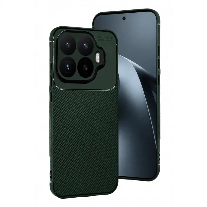 Xiaomi Mi 17t Auto Focus Karbon Kapak - Koyu Yeşil