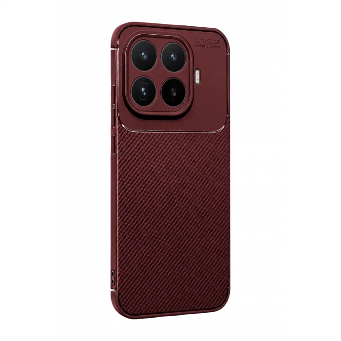 Xiaomi Mi 17t Pro Auto Focus Karbon Kapak - Bordo