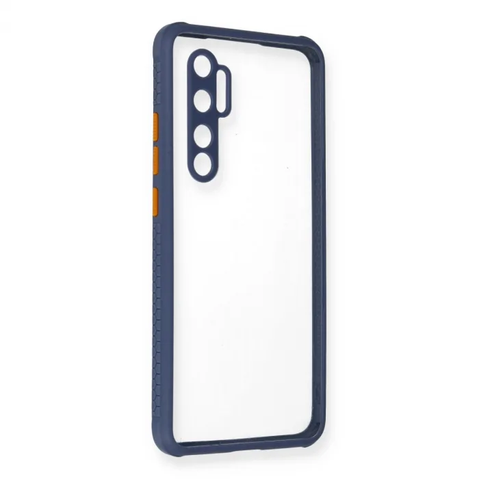 Xiaomi Mi Note 10 Lite Kılıf Miami Şeffaf Silikon - Gri