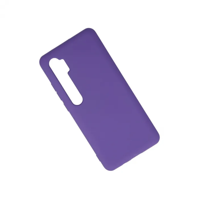 Xiaomi Mi Note 10 Lite Kılıf Nano İçi Kadife Silikon - Mor