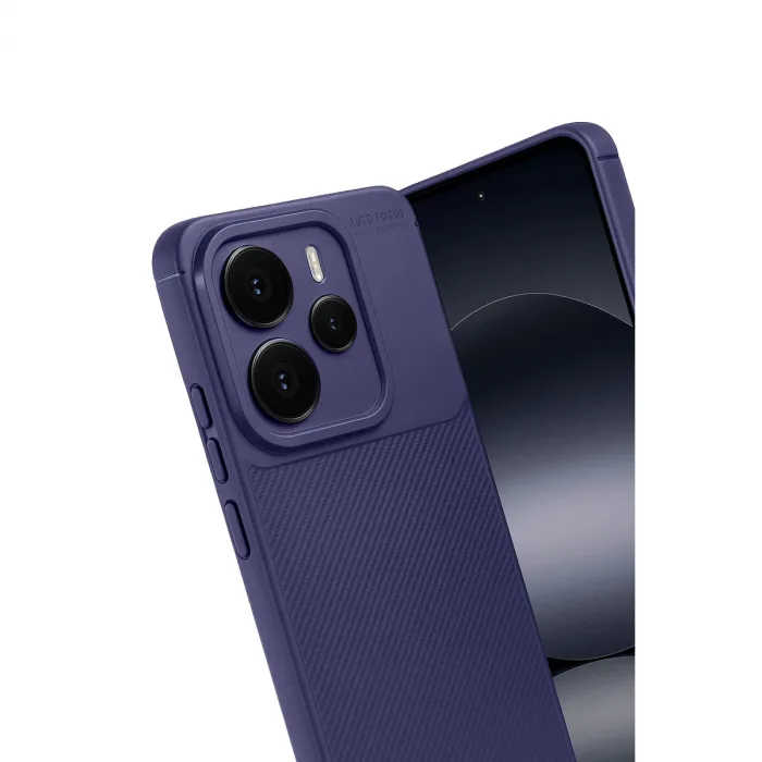 Xiaomi Note 14 5g Auto Focus Karbon Kapak - Lacivert
