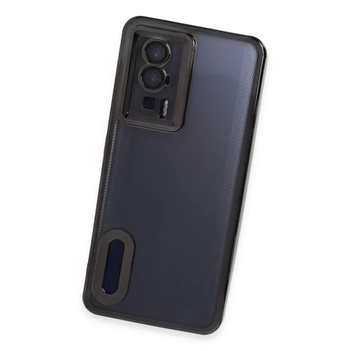 Xiaomi Poco F5 Pro Kılıf Slot Silikon - Siyah