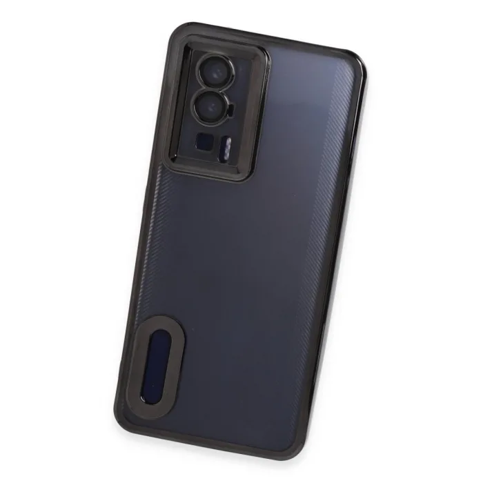 Xiaomi Poco F5 Pro Kılıf Slot Silikon - Siyah