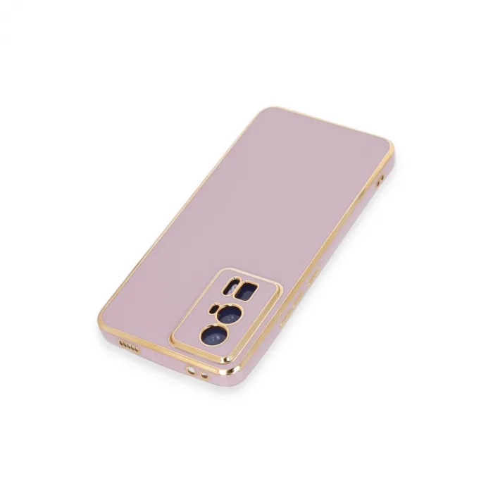 Xiaomi Poco F5 Pro Kılıf Volet Silikon - Mor