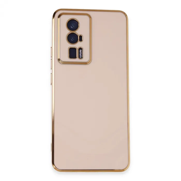 Xiaomi Poco F5 Pro Kılıf Volet Silikon - Pembe