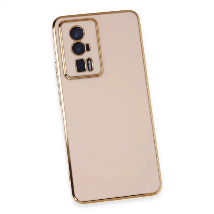 Xiaomi Poco F5 Pro Kılıf Volet Silikon - Pembe