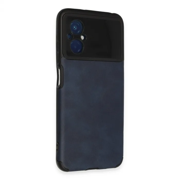 Xiaomi Poco M5 Kılıf Loop Deri Silikon - Lacivert