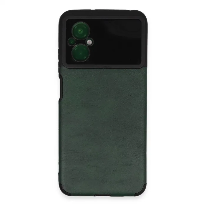Xiaomi Poco M5 Kılıf Loop Deri Silikon - Yeşil