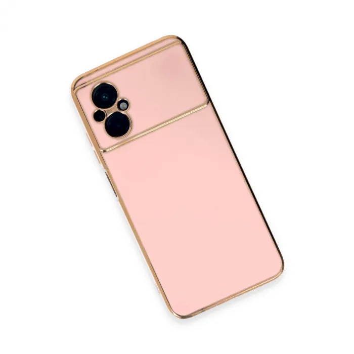 Xiaomi Poco M5 Kılıf Volet Silikon - Pembe