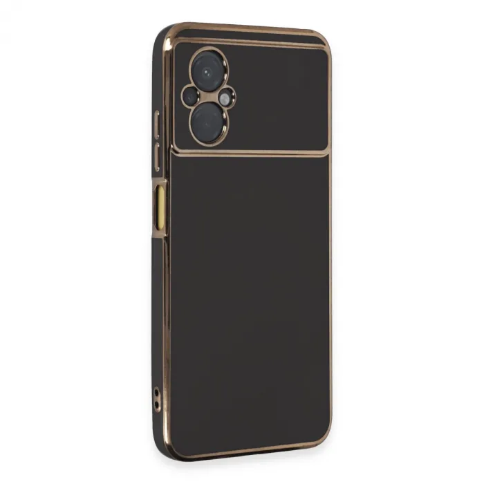 Xiaomi Poco M5 Kılıf Volet Silikon - Siyah