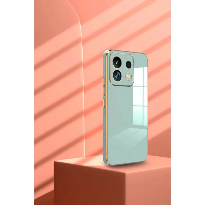 Xiaomi Poco M6 Pro 4g Kılıf Volet Silikon - Mor
