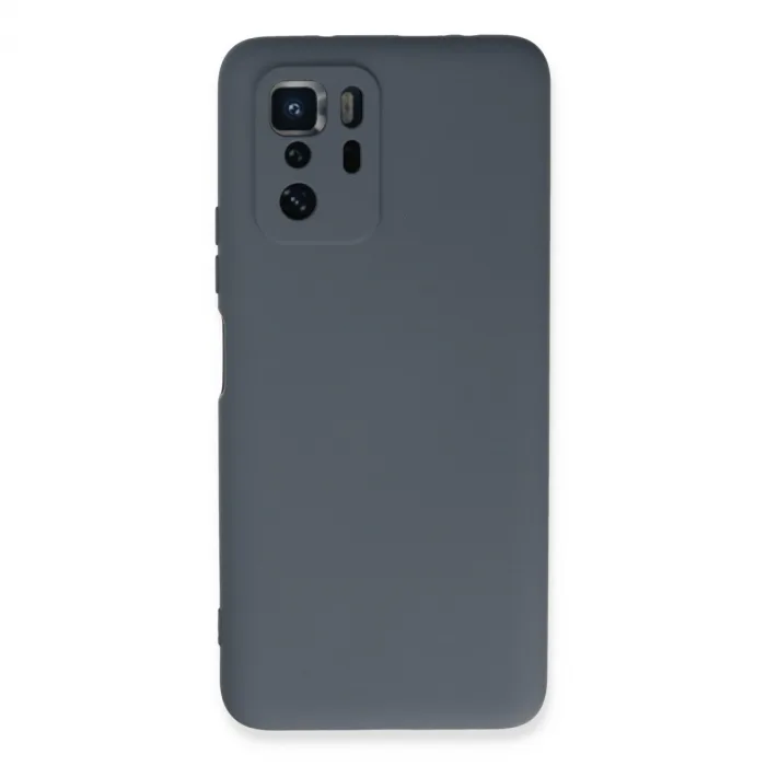 Xiaomi Poco X3 Gt Kılıf Nano İçi Kadife Silikon - Gri