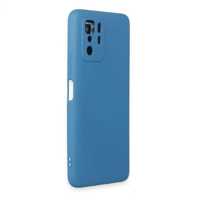 Xiaomi Poco X3 Gt Kılıf Nano İçi Kadife Silikon - Mavi