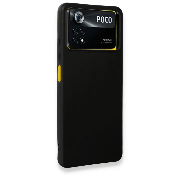 Xiaomi Poco X4 Pro 5g Kılıf First Silikon - Siyah