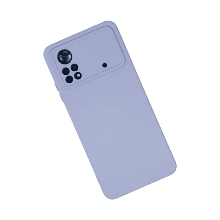 Xiaomi Poco X4 Pro 5g Kılıf Nano İçi Kadife Silikon - Lila