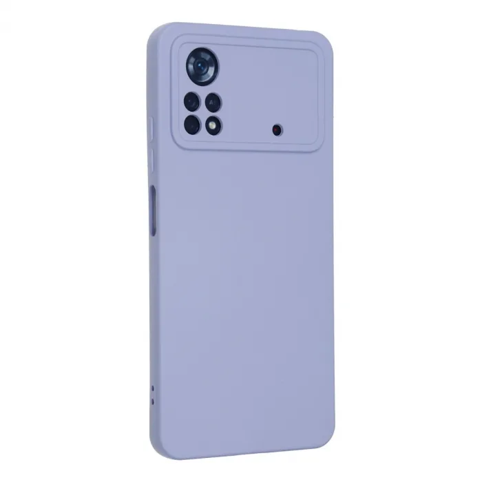 Xiaomi Poco X4 Pro 5g Kılıf Nano İçi Kadife Silikon - Lila