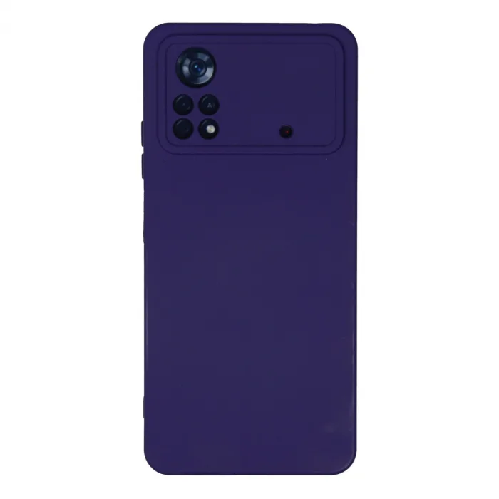 Xiaomi Poco X4 Pro 5g Kılıf Nano İçi Kadife Silikon - Mor