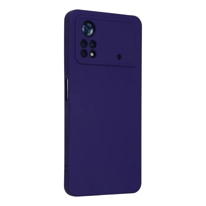 Xiaomi Poco X4 Pro 5g Kılıf Nano İçi Kadife Silikon - Mor