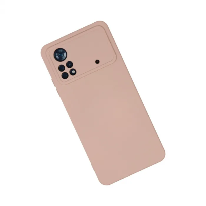 Xiaomi Poco X4 Pro 5g Kılıf Nano İçi Kadife Silikon - Pudra