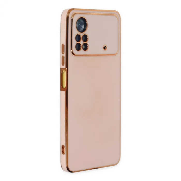 Xiaomi Poco X4 Pro 5g Kılıf Volet Silikon - Pembe