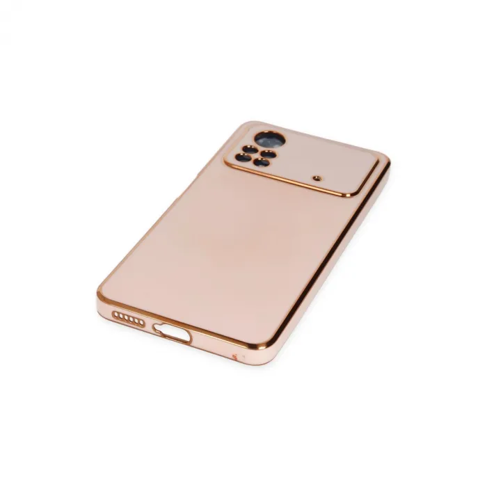 Xiaomi Poco X4 Pro 5g Kılıf Volet Silikon - Pembe