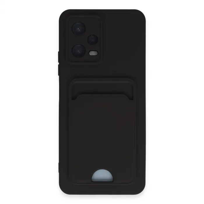 Xiaomi Poco X5 5g Kılıf Kelvin Kartvizitli Silikon - Siyah