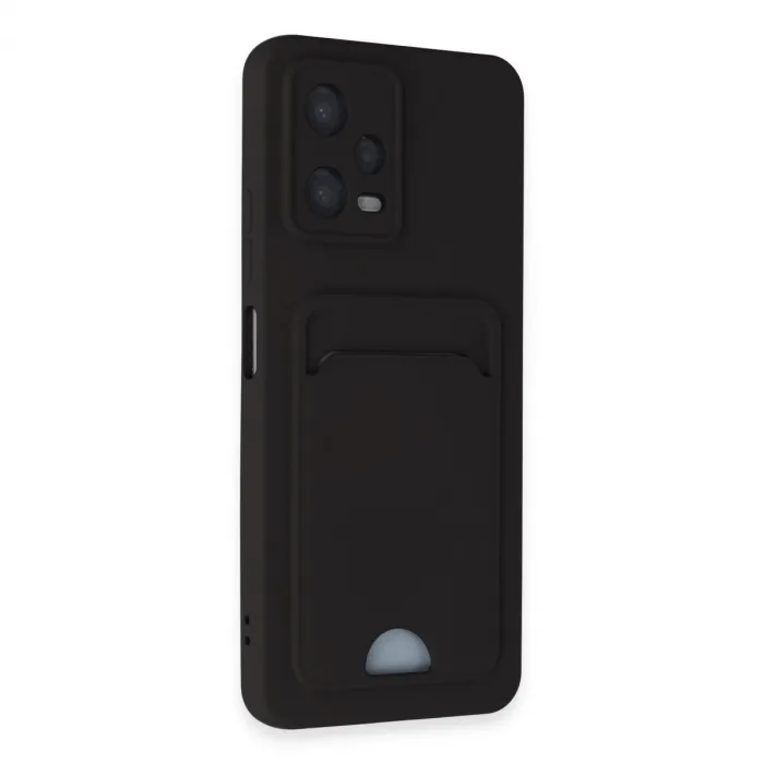 Xiaomi Poco X5 5g Kılıf Kelvin Kartvizitli Silikon - Siyah