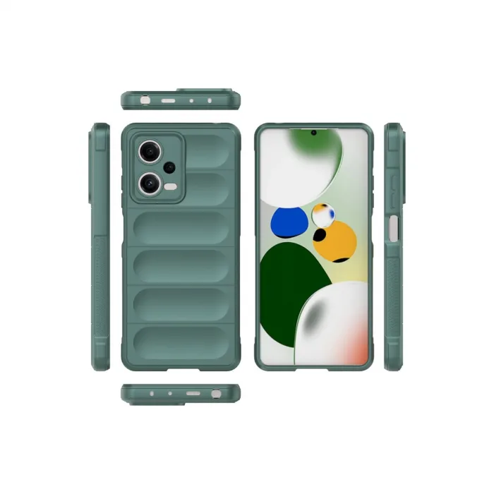 Xiaomi Poco X5 5g Kılıf Optimum Silikon - Koyu Yeşil