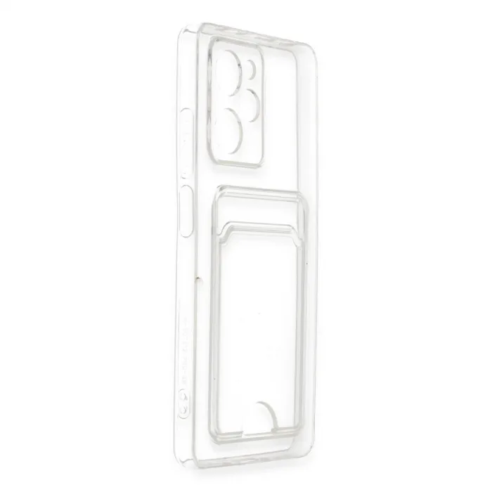 Xiaomi Poco X5 Pro 5g Kılıf Kart Şeffaf Silikon - Şeffaf