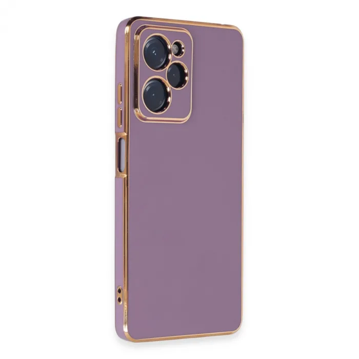 Xiaomi Poco X5 Pro 5g Kılıf Volet Silikon - Mor